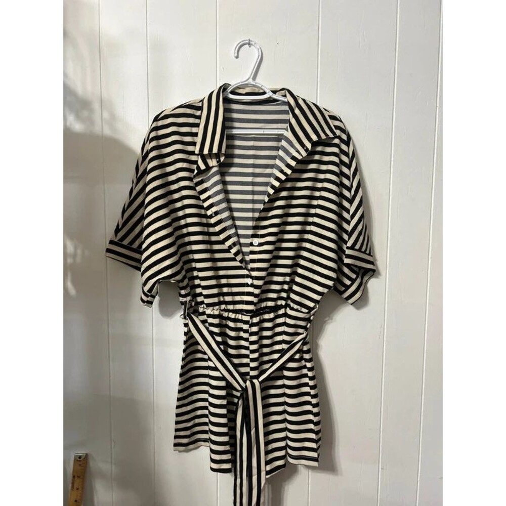 SHEIN striped romper, L